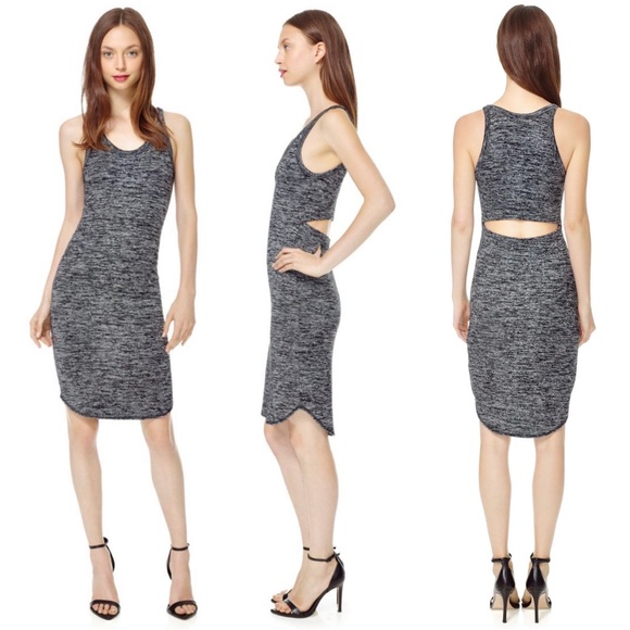 Aritzia Dresses & Skirts - ARITZIA Wilfred Free Yasmin Cutout Knit Midi Bodycon Tank Dress S